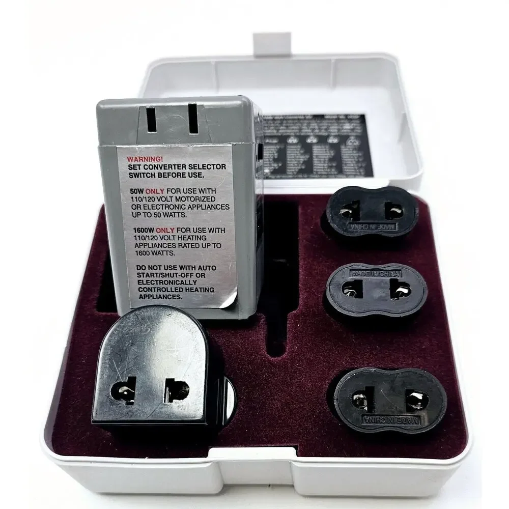 Voltage Valet Foreign Travel Voltage Converter Kit 50 Watt/1600 Watt Model VCCP